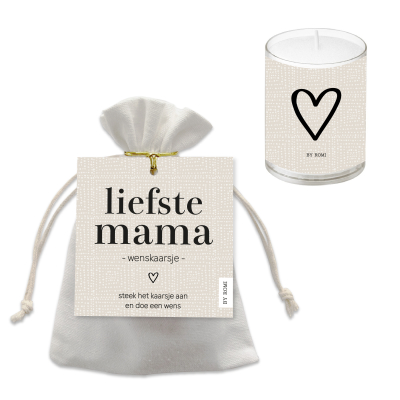 wenskaarsje liefste mama