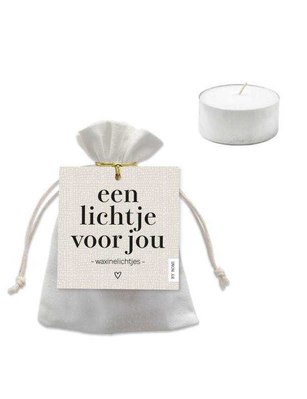 waxinelichtje een lichtje voor jou