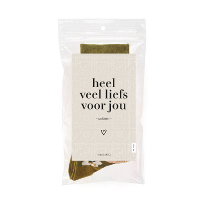 sokken heel veel liefs voor jou