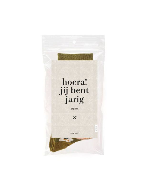 sokken jij bent jarig