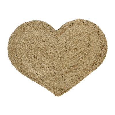 sisal hart kleed/placemate